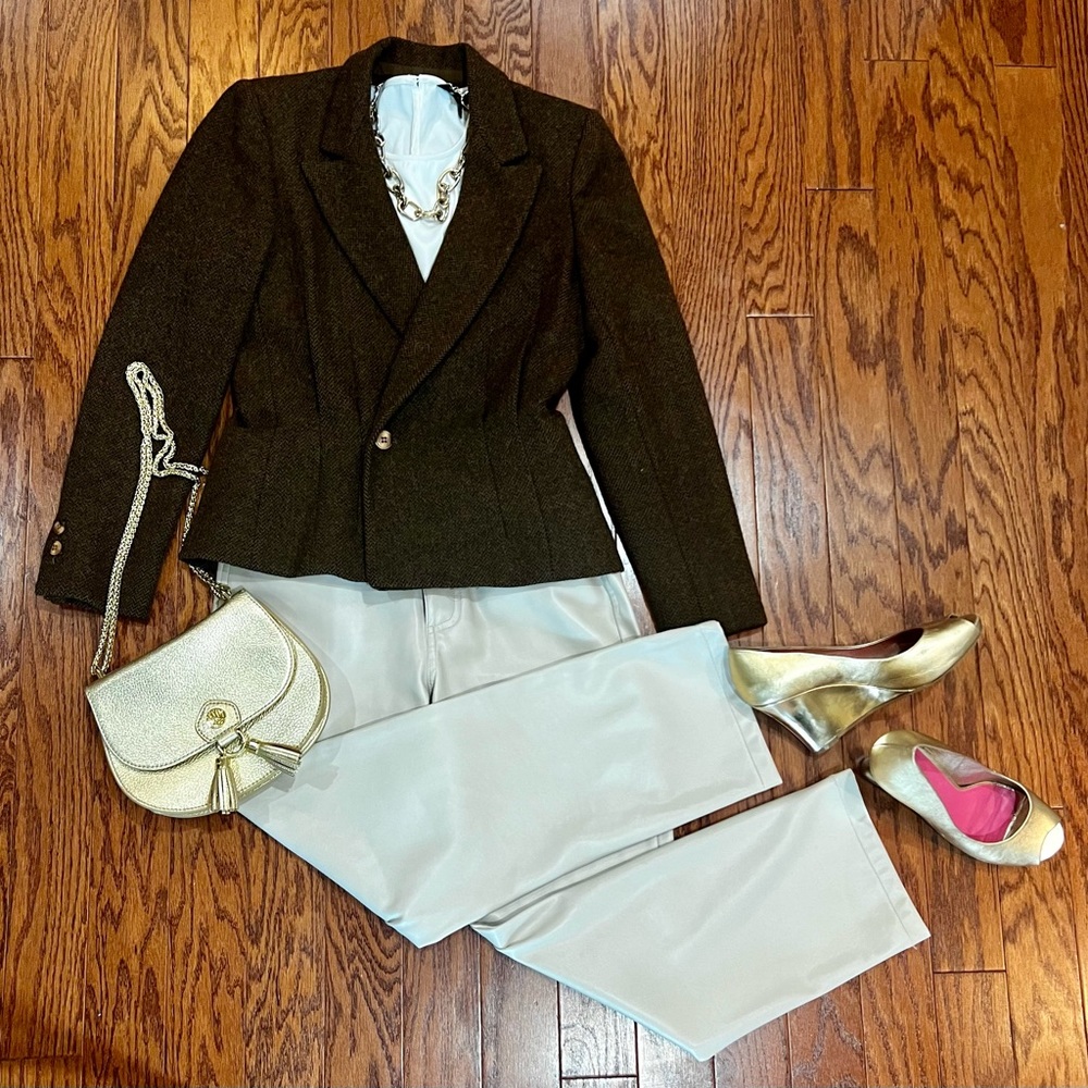 Anne Klein Vintage Tweed Blazer- Size 6